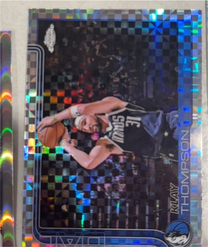 2025-26 Topps Chrome #42 Klay Thompson X-Fractor — front