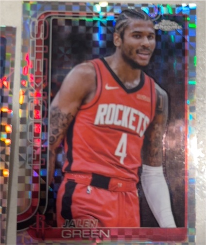 2025-26 Topps Chrome #58 Jalen Green — front