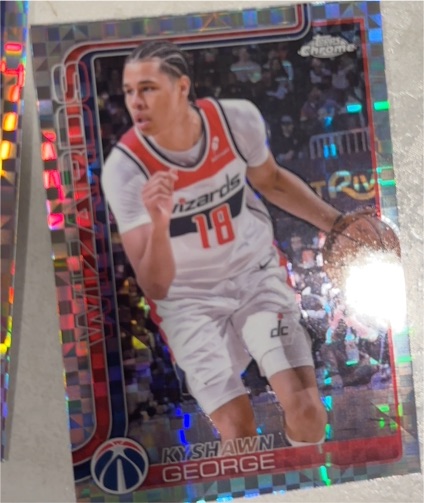 2025-26 Topps Chrome #237 Kyshawn George — front