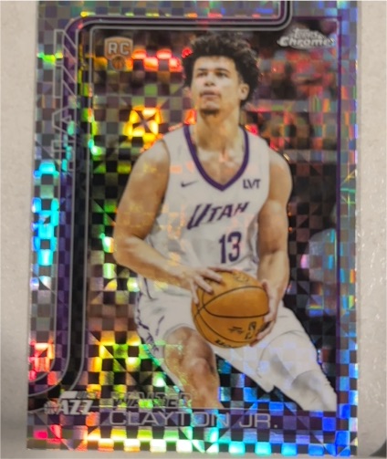 2025-26 Topps Chrome #268 Walter Clayton Jr. — front