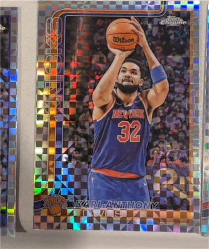 2025 Topps Chrome #179 Karl-Anthony Towns — front