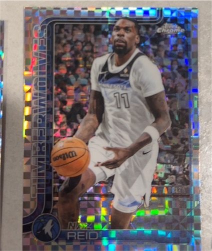 2025-26 Topps Chrome #156 Naz Reid — front