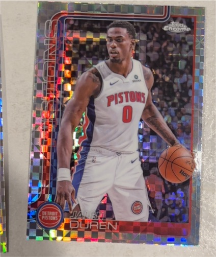 2025-26 Topps Chrome #57 Jalen Duren — front