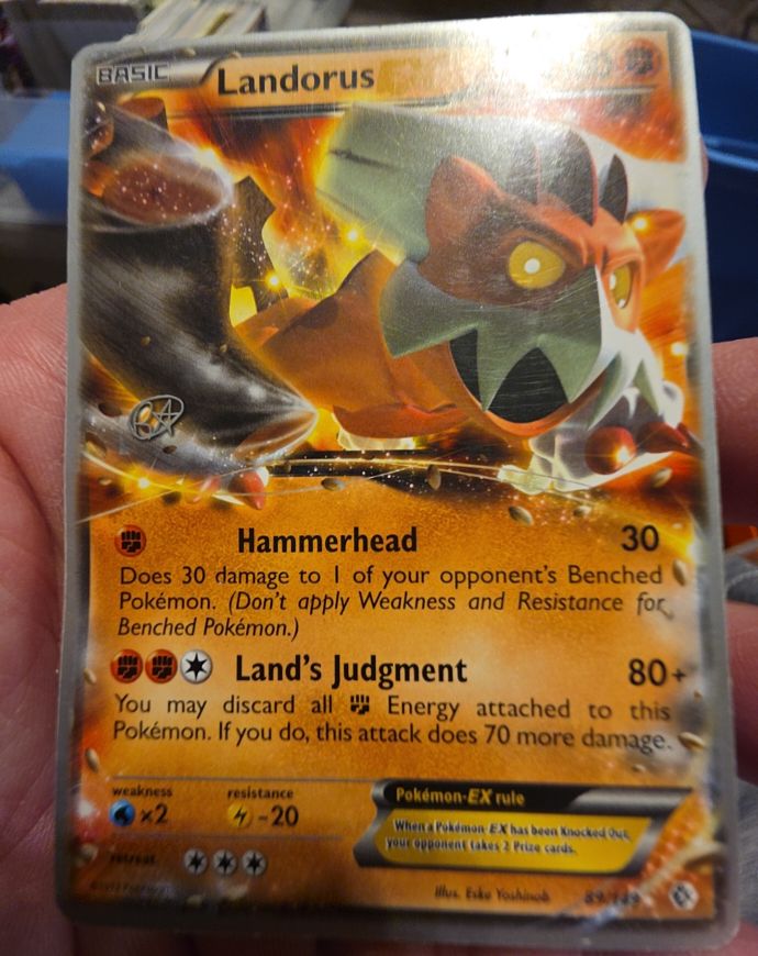 2015 Pokémon Boundaries Crossed #89 Landorus EX — front