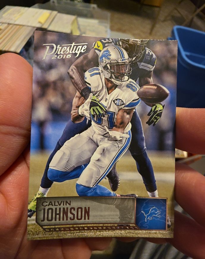 2016 Panini Prestige #66 Calvin Johnson — front