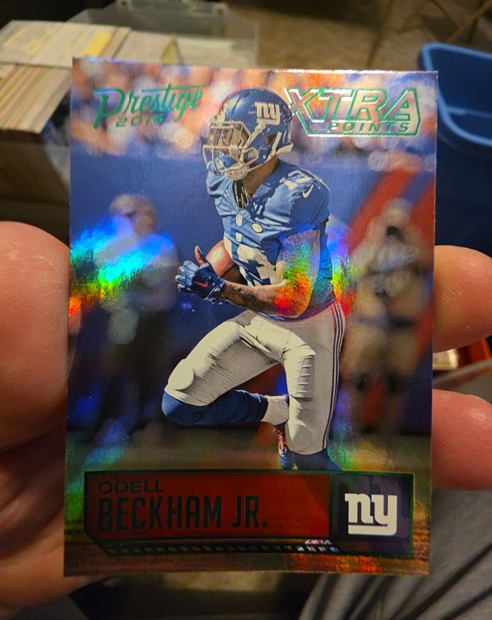 2016 Panini Prestige #130 Odell Beckham Jr. Xtra Points Green — front