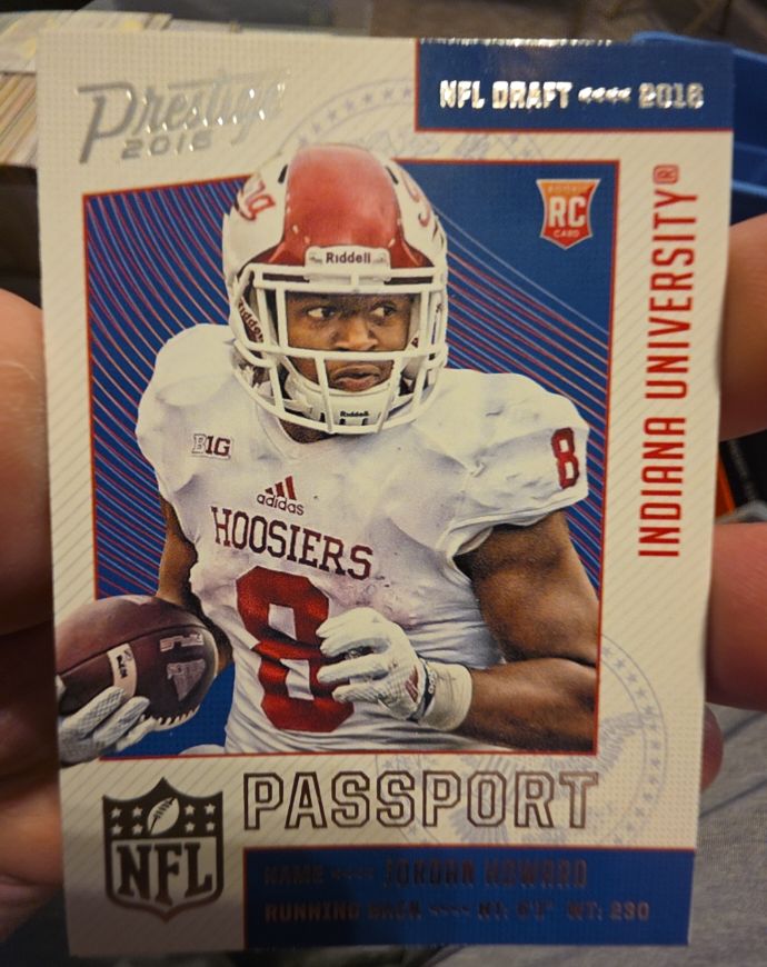 2016 Panini Prestige NFL Passport #7 Jordan Howard — front