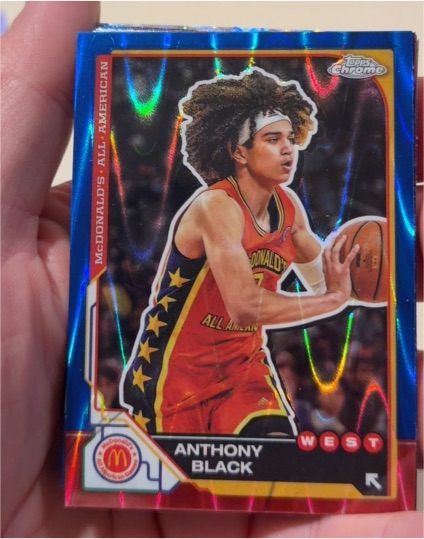 2025 Topps Chrome McDonald's All American #85 Anthony Black — front