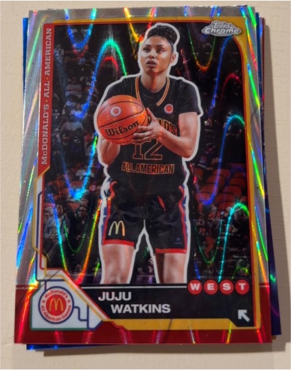 2025 Topps Chrome McDonald's All American #84 Juju Watkins — front