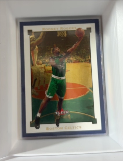 1995 Fleer Rodney Rogers Boston Celtics — front