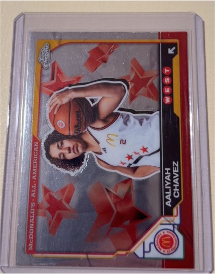 2025 Topps Chrome McDonald's All American #66 Aaliyah Chavez — front