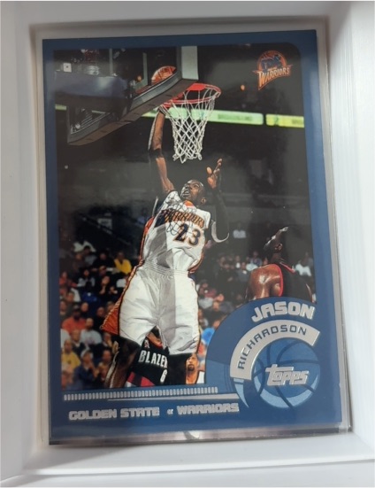 2002-03 Topps #7 Jason Richardson — front