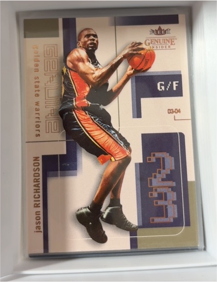 2003-04 Fleer Genuine Insider #33 Jason Richardson — front