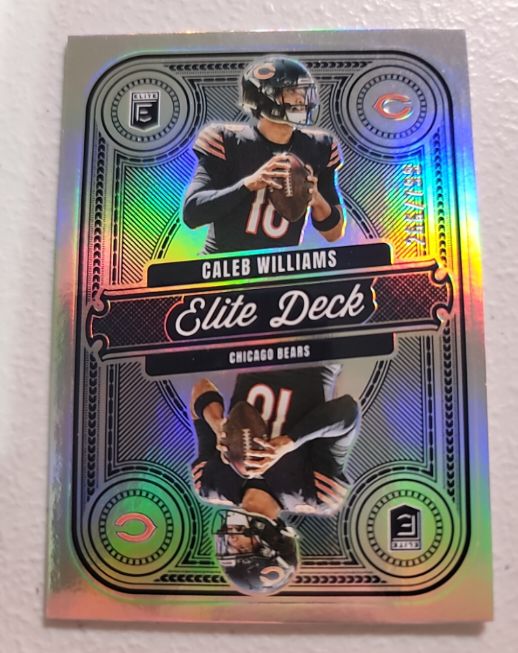2025 Panini Donruss Elite #5 Caleb Williams Elite Deck Silver — front