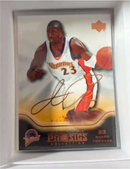2004-05 Upper Deck Pro Sigs #26 Jason Richardson — front