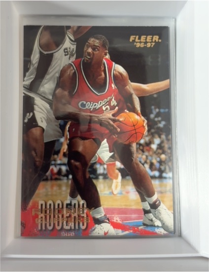 1996-97 Fleer #201 Rodney Rogers — front