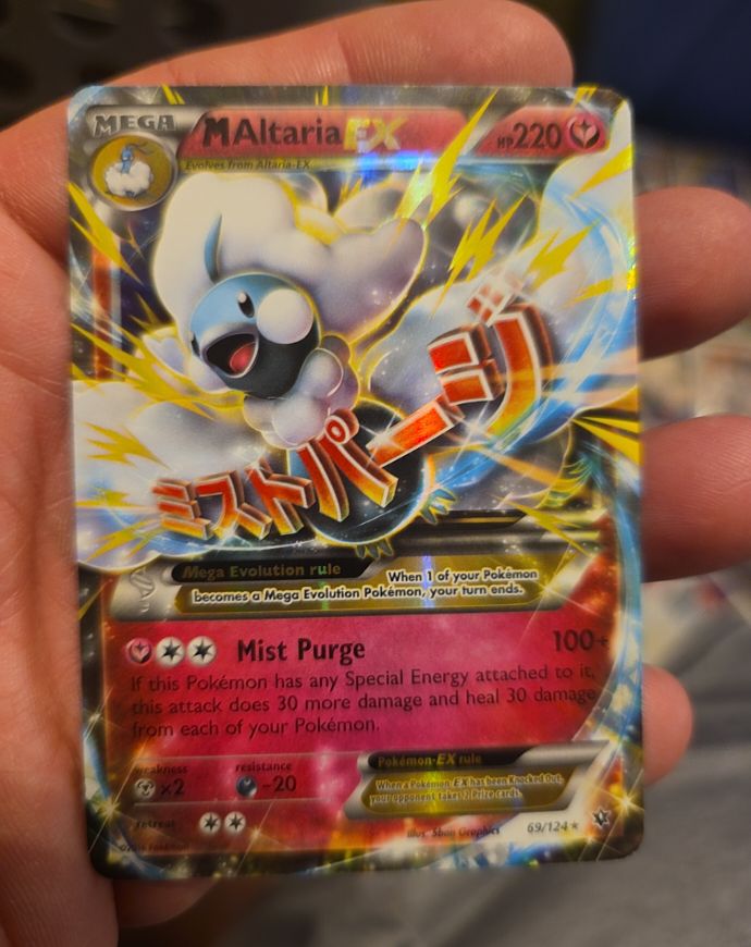 2015 Pokémon XY Fates Collide #69 M Altaria EX — front