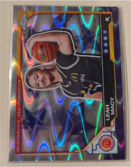 2025 Topps Chrome McDonald's All American #24 Leah Macy — front