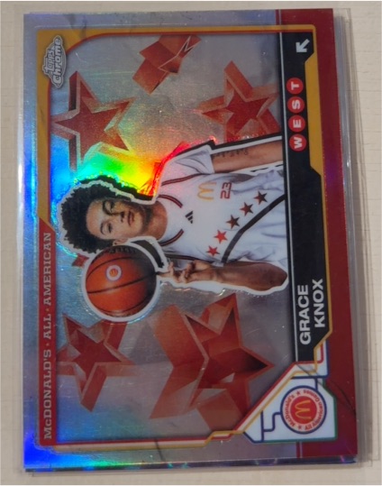 2025 Topps Chrome McDonald's All American #36 Grace Knox — front