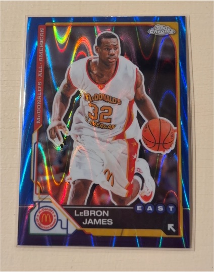 2025 Topps Chrome McDonald's All-American #98 LeBron James — front