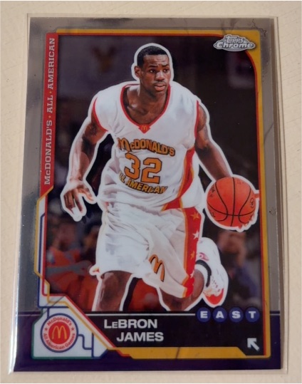 2025 Topps Chrome McDonald's All-American #98 LeBron James — front