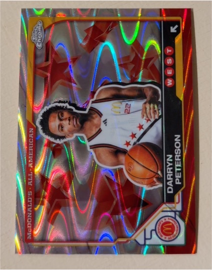 2025 Topps Chrome McDonald's All American #50 Darryn Peterson — front