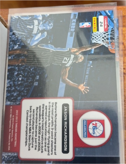 2012-13 Panini Threads High Flyers #24 Jason Richardson — front