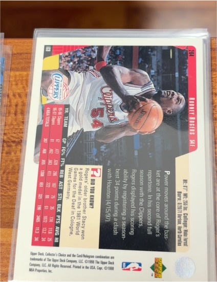 1997-98 Upper Deck Collector's Choice European #C12 Rodney Rogers — front