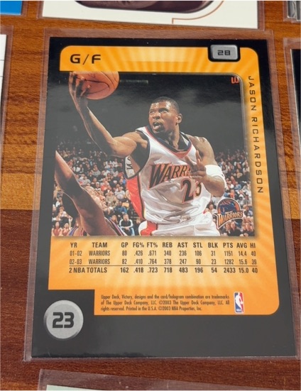 2003-04 Upper Deck Victory #28 Jason Richardson — front