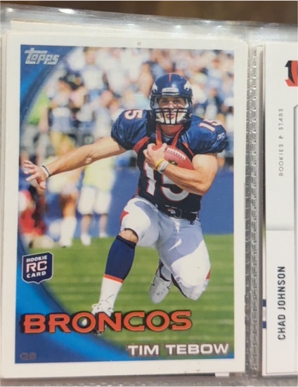 2010 Topps #440 Tim Tebow — front