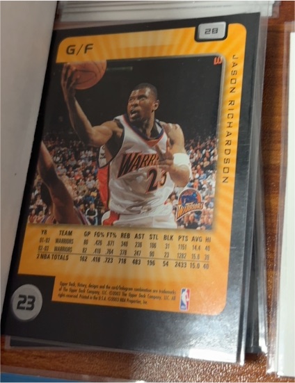 1994-95 Upper Deck #23 Jason Richardson — front