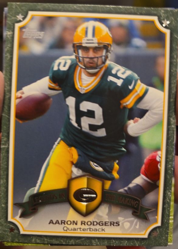 2013 Topps Legends in the Making #LM-AR Aaron Rodgers — front