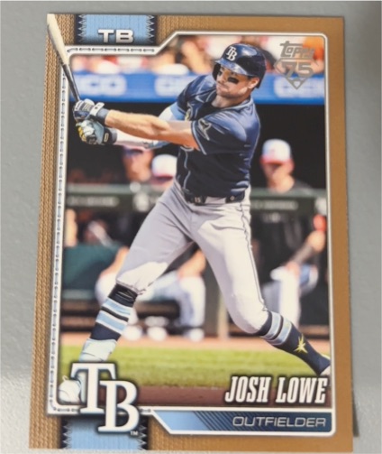 2026 Topps Series 1 #183 Josh Lowe — front