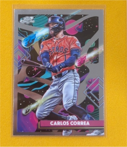 2025 Topps Cosmic Chrome #101 Carlos Correa — front