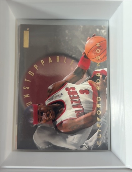 1995-96 Skybox Unstoppable #14 Clifford Robinson — front