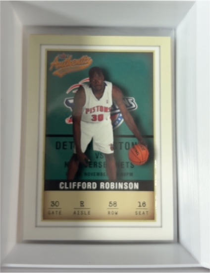 2001-02 Fleer Authentix #58 Clifford Robinson — front