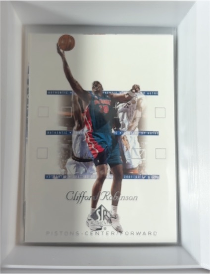 2001-02 SP Authentic #24 Clifford Robinson — front