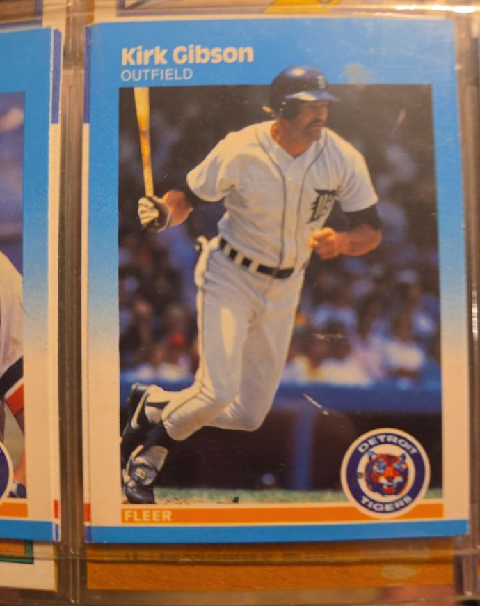 1987 Fleer #151 Kirk Gibson — front