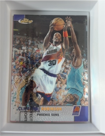 1999 Topps Finest #47 Clifford Robinson — front