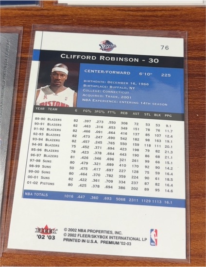 2002-03 Fleer Premium #76 Clifford Robinson — front