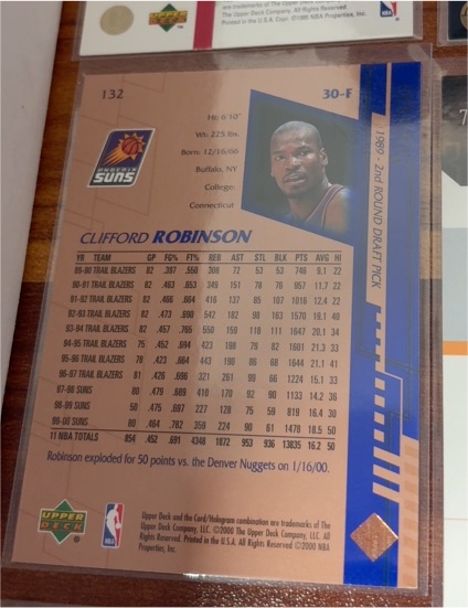 1993 Upper Deck #132 Clifford Robinson — front