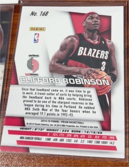2014-15 Panini Prizm #168 Clifford Robinson — front