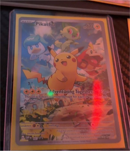 2023 Pokémon #027 Pikachu Scarlet & Violet Promo — front