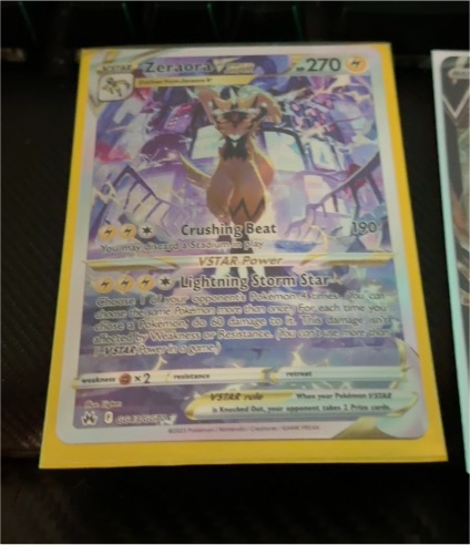 2023 Pokémon Crown Zenith GG43 Zeraora VSTAR — front