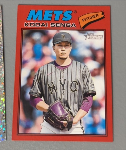 2026 Topps Heritage #317 Kodai Senga — front