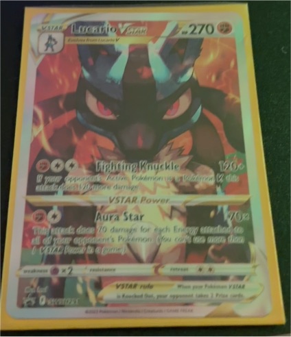 2023 Pokémon SWSH291 Lucario VSTAR Crown Zenith Promo — front