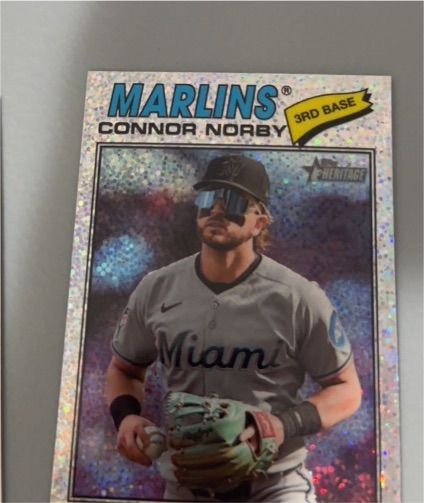 2026 Topps Heritage #30 Connor Norby — front