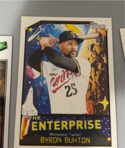 2026 Topps Heritage #TE-BBU Byron Buxton The Enterprise — front
