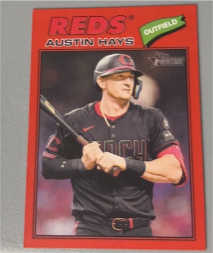 2026 Topps Heritage #80 Austin Hays — front