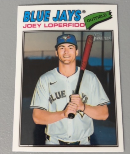 2026 Topps Heritage #354 Joey Loperfido — front
